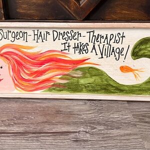 Whimsical Mermaid Wall Art Decor